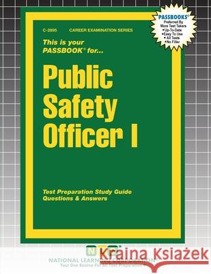 Public Safety Officer I Passbooks 9781799328957 National Learning Corp
