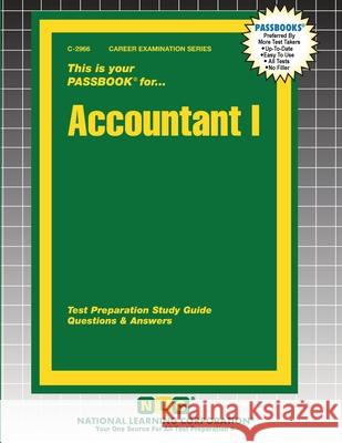 Accountant I Passbooks 9781799329664 National Learning Corp