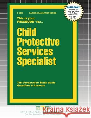 Child Protective Services Specialist Passbooks 9781799332954 National Learning Corp