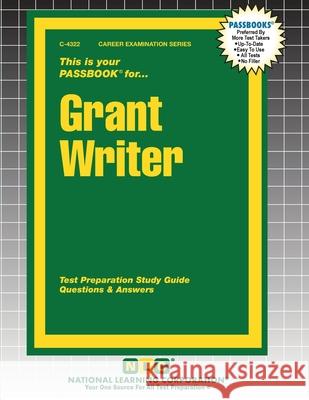 Grant Writer Passbooks 9781799343226 National Learning Corp