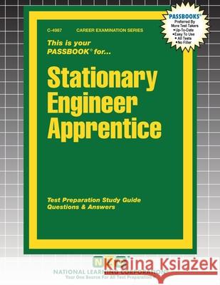 Stationary Engineer Apprentice Passbooks 9781799349877 National Learning Corp