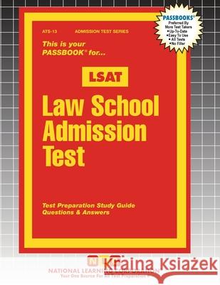 Law School Admission Test (LSAT) Passbooks 9781799350132 National Learning Corp