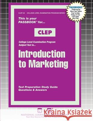 Introduction to Marketing Passbooks 9781799353232 National Learning Corp