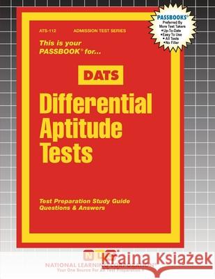 Differential Aptitude Tests (DATS) Passbooks 9781799358121 National Learning Corp