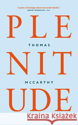 Plenitude Thomas McCarthy 9781800174108