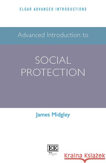 Advanced Introduction to Social Protection James Midgley 9781800376250