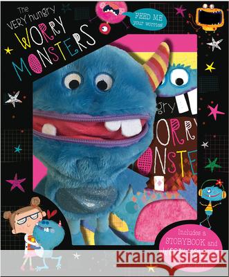 The Very Hungry Worry Monster Plush and Book Box Set [With Plush] Rosie Greening Lara Ede 9781800580367 Make Believe Ideas