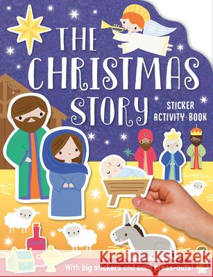 The Christmas Story Sticker Activity Book Best, Elanor 9781800585287 Make Believe Ideas