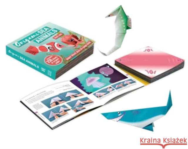 Origami Sea Animals: Paper Block Plus 64-Page Book Mari Ono 9781800653658