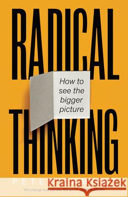 Radical Thinking: How to see the bigger picture Peter Lamont 9781800751347