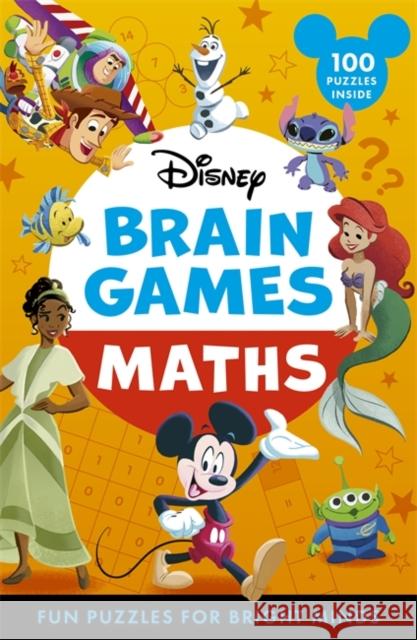 Disney Brain Games: Maths: Fun puzzles for bright minds Walt Disney 9781800787414