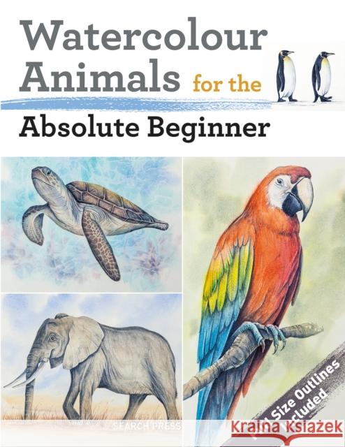 Watercolour Animals for the Absolute Beginner Matthew Palmer 9781800920507 Search Press Ltd