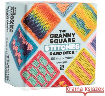 The Granny Square Stitches Card Deck: 50 Mix and Match Designs Claire Montgomerie 9781800923829 Search Press