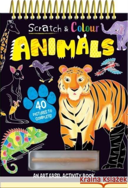 Scratch and Colour  Animals Jenny Copper 9781801052658 Gemini Books Group Ltd