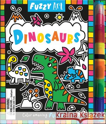 Fuzzy Art Dinosaurs Melanie Hibbert Jayne Schofield 9781801055321 Two Windmills