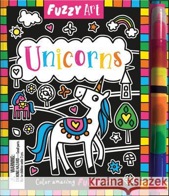 Fuzzy Art Unicorns Melanie Hibbert Jayne Schofield 9781801055338 Two Windmills