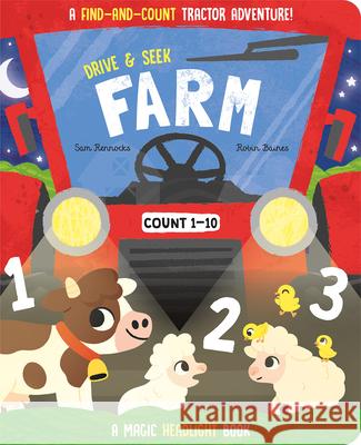 Drive & Seek Farm - A Magic Find & Count Adventure Jenny Copper Robin Baines Sam Rennocks 9781801058377 Imagine That