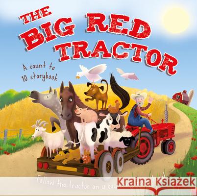 The Big Red Tractor Oakley Graham Coen Hamelink 9781801059046 Imagine That