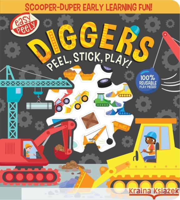 Easy Peely Diggers - Peel, Stick, Play! Holly Hall 9781801059114 Imagine That Publishing Ltd