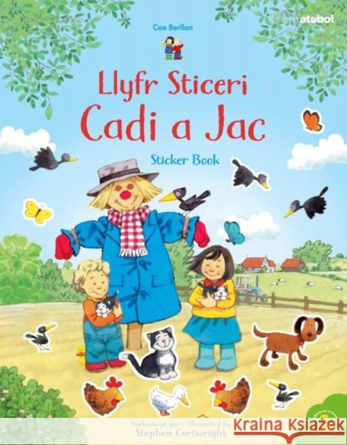 Cyfres Cae Berllan: Llyfr Sticeri Cadi a Jac Sticker Book Jessica Greenwell 9781801062114 Atebol Cyfyngedig