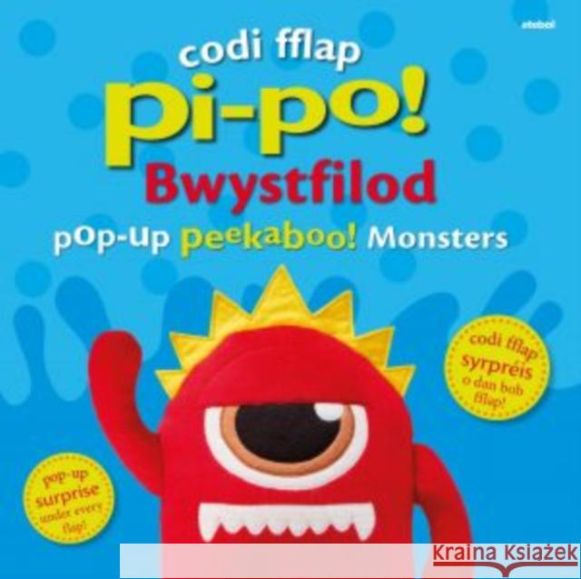 Codi Fflap Pi-Po! Bwystfilod / Pop-Up Peekaboo! Monsters DK Children 9781801062909