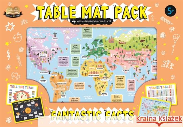 Table Mat Pack: Fantastic Facts Autumn Publishing 9781801081221