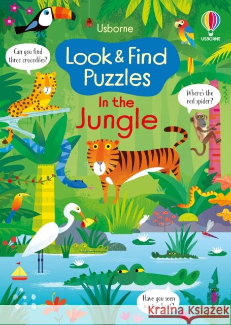 Look and Find Puzzles In the Jungle Kirsteen Robson 9781801310505