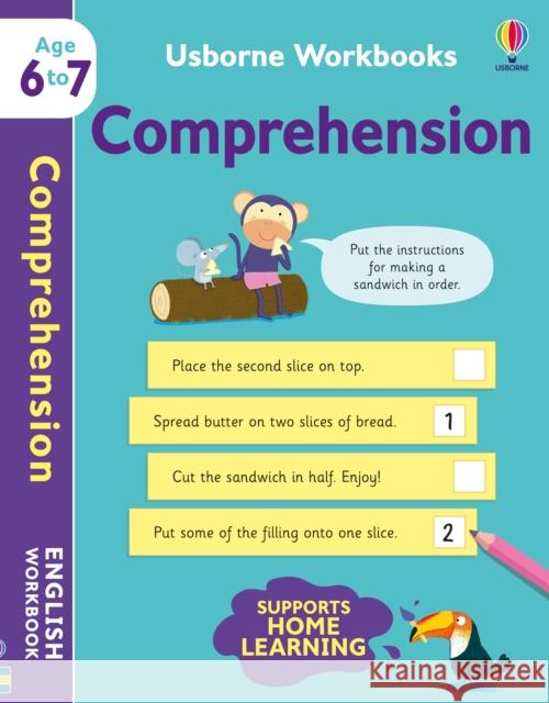 Usborne Workbooks Comprehension 6-7 Caroline Young 9781801313476