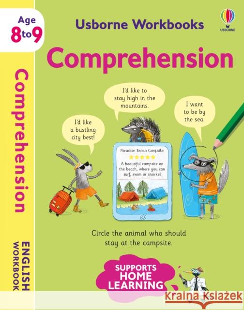 Usborne Workbooks Comprehension 8-9 Caroline Young 9781801313490