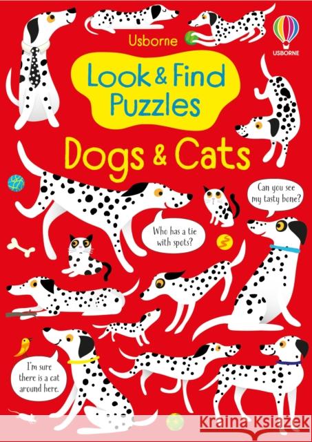 Look and Find Puzzles Dogs and Cats Kirsteen Robson 9781801319225 Usborne Publishing Ltd