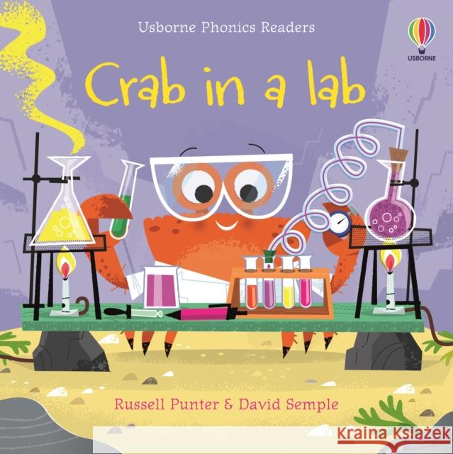 Crab in a lab Russell Punter 9781801319874 Usborne Publishing Ltd