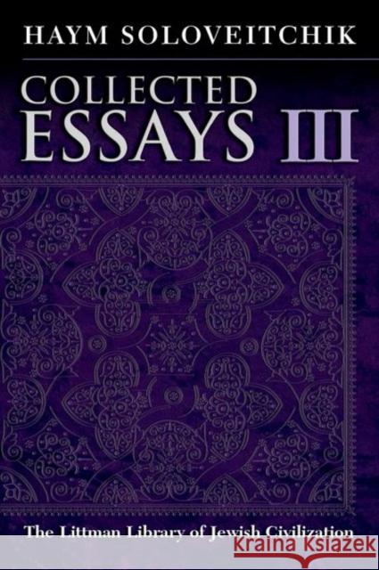 Collected Essays - Volume III  9781802075854 