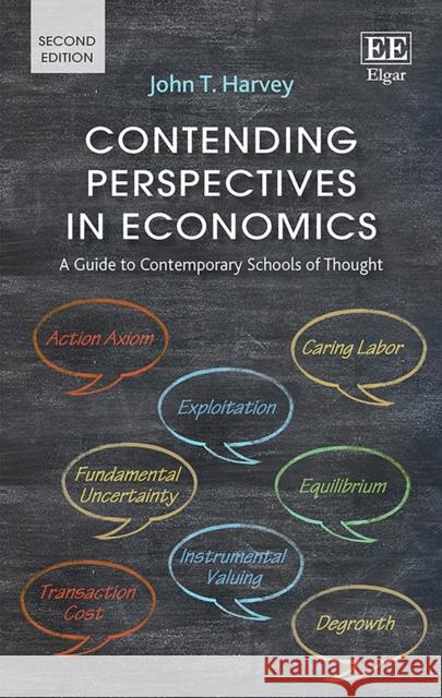 Contending Perspectives in Economics: A Guide to Contemporary Schools of Thought John T. Harvey   9781802203264 Edward Elgar Publishing Ltd
