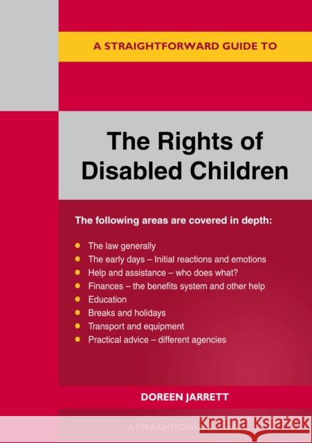The Rights Of Disabled Children Doreen Jarrett 9781802362978 Straightforward Publishing