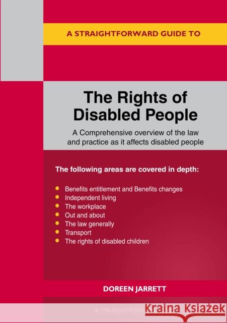 The Rights Of Disabled People: Revised Edition Doreen Jarrett 9781802362985 Straightforward Publishing