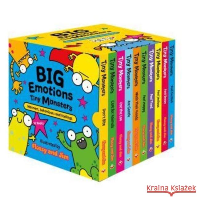 Big Emotions Tiny Monsters 10-Book Collection: Manners, Behaviours and Feelings Sweet Cherry Publishing 9781802635683