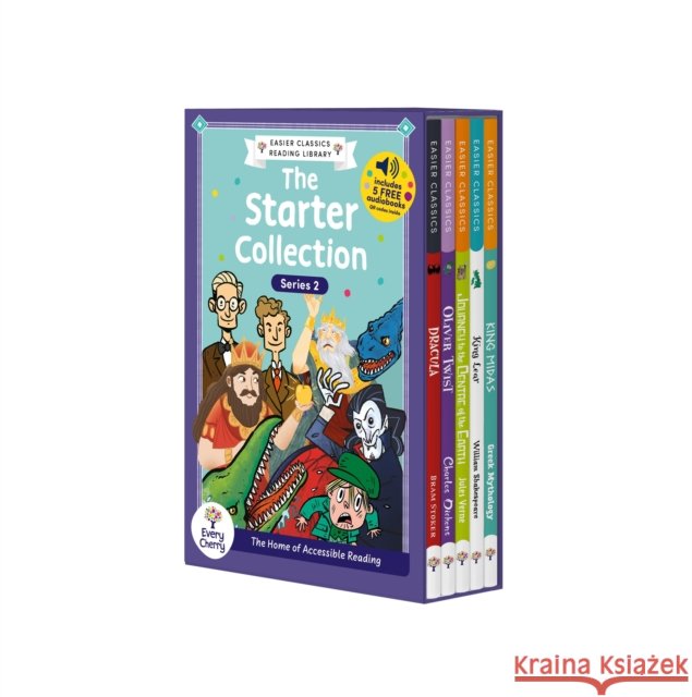 Easier Classics Reading Library: The Starter Collection - (Series 2) Every Cherry Publishing 9781802637021 Sweet Cherry Publishing