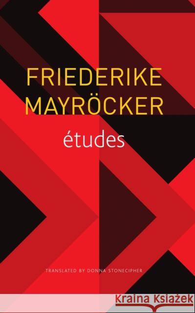 Études Mayröcker, Friederike 9781803091839