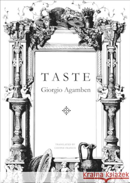 Taste Giorgio Agamben Cooper Francis 9781803094489 Seagull Books