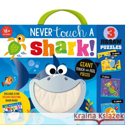 Never Touch a Shark Jigsaw [With Puzzle] Greening, Rosie 9781803372341 Make Believe Ideas