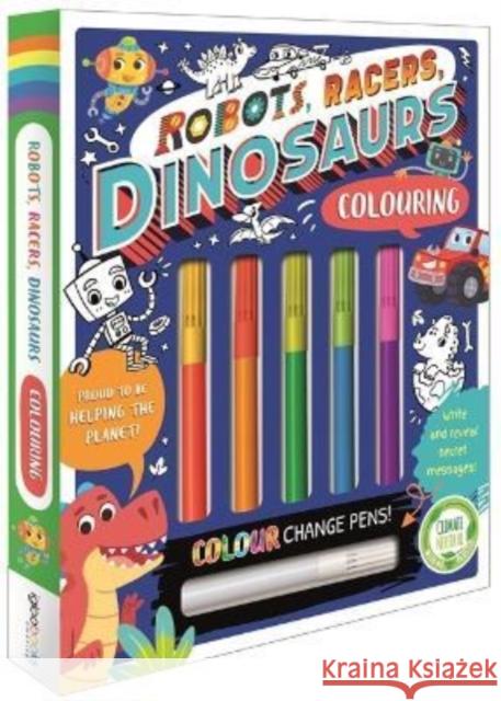 Robots, Racers, Dinosaurs Colouring Igloo Books 9781803680057 Bonnier Books Ltd