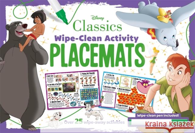 Disney Classics: Wipe-Clean Activity Placemats Autumn Publishing 9781803687117 Bonnier Books Ltd