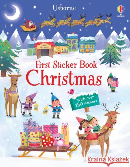 First Sticker Book Christmas: A Christmas Sticker Book for Children Alice Beecham 9781803701301