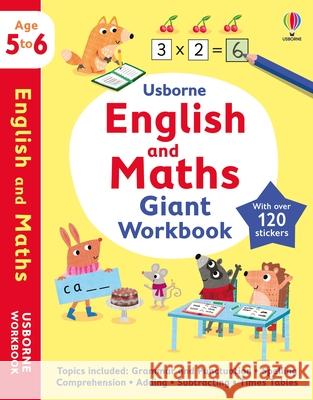 Usborne English and Maths Giant Workbook 5-6 Hannah (EDITOR) Watson 9781803704388 Usborne Publishing Ltd