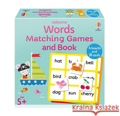 WORDS MATCHING GAMES AND BOOK KATE NOLAN 9781803704739