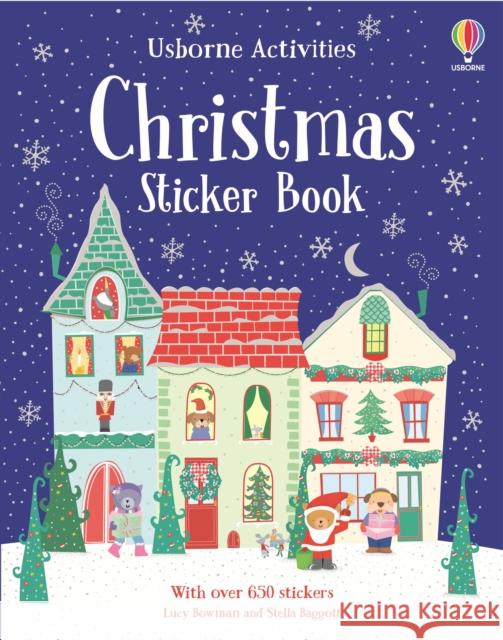 Christmas Sticker Book Fiona Watt 9781803708737 Usborne Publishing Ltd