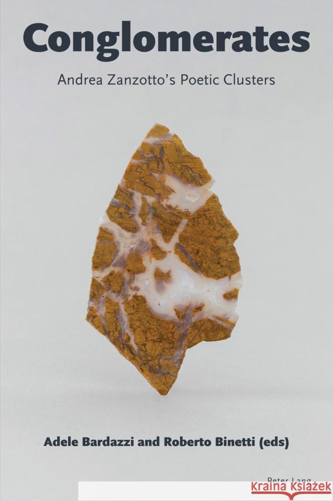 Conglomerates: Andrea Zanzotto’s Poetic Clusters Adele Bardazzi, Roberto Binetti 9781803740522 Peter Lang International Academic Publishers