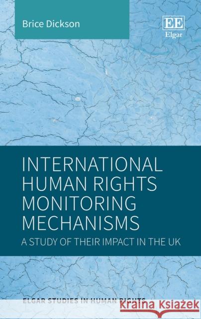 International Human Rights Monitoring Mechanisms Brice Dickson 9781803920504