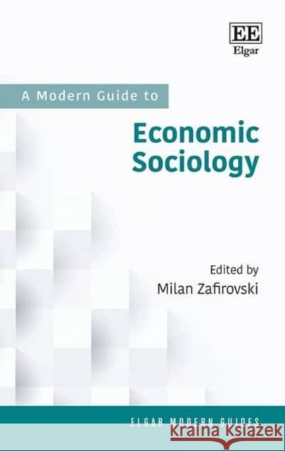 A Modern Guide to Economic Sociology Milan Zafirovski 9781803928487