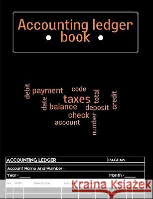 Accounting Ledger Book: A Complete Expense Tracker Notebook, Expense Ledger, Bookkeeping Record Book for Small Business or Personal Use - Ledg Mario, Virson 9781803936680 Zara R.